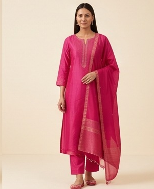 Sage Embroidered Kurta Set